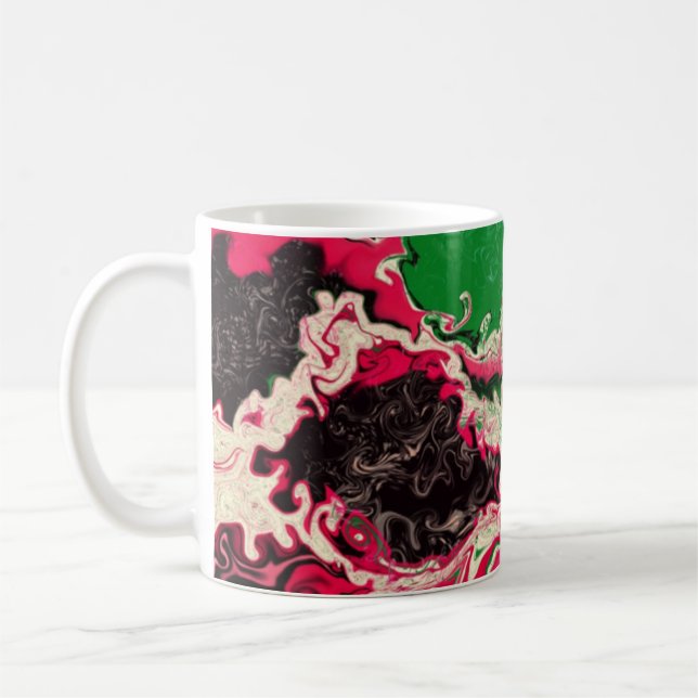 Caneca De Café Estilo Marble Elegante. (Esquerda)