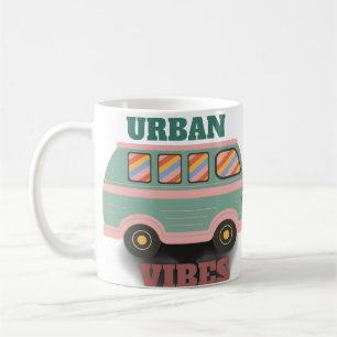 Caneca De Café Estilo Retro de Van Urbana Gráfica
