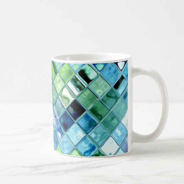 Caneca De Café Estilo seleto & tamanho do costume aberto do ~ da (Direita)