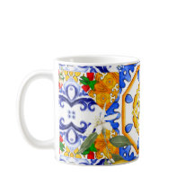 Estilo siciliano,limões,majolica