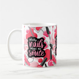 CANECA DE CAFÉ ESTILO UNHAS ART