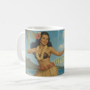 Caneca De Café Estilo Vintage Viagem Havaí