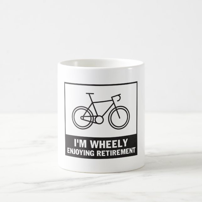 Caneca De Café Estou a gostar da bicicleta de bicicleta Engraçado (Centro)