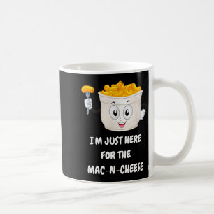 Caneca De Café Estou Aqui Apenas Para a Camiseta Divertida de Mac
