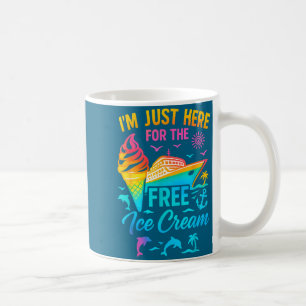 Caneca De Café Estou Aqui Apenas Para A Viagem De Cruzeiro Da Fam