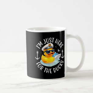 Caneca De Café Estou Aqui Apenas Para O Cruzeiro Do Pato, Pato, V
