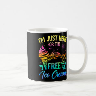 Caneca De Café Estou Aqui Apenas Para O Cruzeiro Familiar De Sorv
