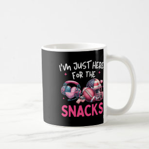Caneca De Café Estou Aqui Apenas Para O Lanche Futebol Bandeira A