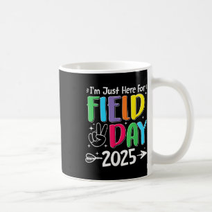 Caneca De Café Estou Aqui Para O Dia De Campo 2025 Para Crianças