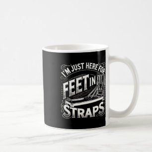 Caneca De Café Estou Aqui Pés Em Tiras Pilates Ioga Fitness