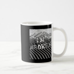 Caneca De Café Estou bem quebrado.