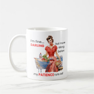 Caneca De Café Estou bem... Querido