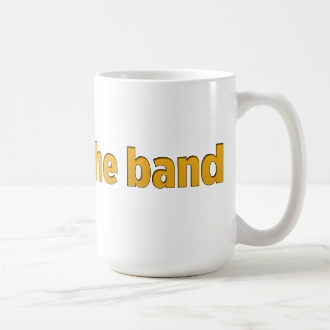 Caneca De Café Estou com a banda (Direita)