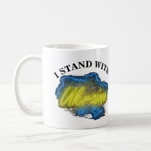 CANECA DE CAFÉ ESTOU COM A UCRÂNIA