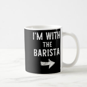 Caneca De Café Estou com o Barista Roupa de Casal de Halloween En
