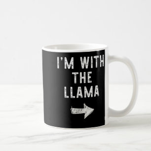 Caneca De Café Estou Com O Llama Fantasia De Casal Engraçada De H