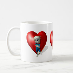 Caneca De Café estou de olho em ti