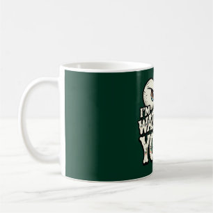 Caneca de Café "ESTOU DE OLHO EM VOCÊ" Olhos Retro
