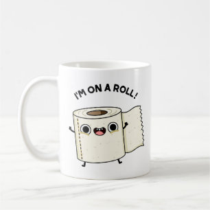 Caneca De Café Estou em um Roll Funny Toilet Paper