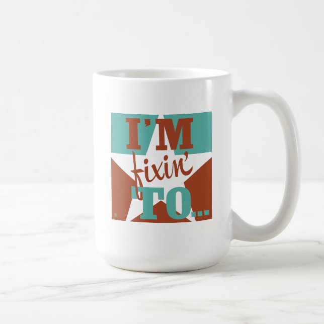 Caneca De Café Estou me preparando para (Direita)