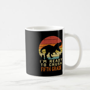 Caneca De Café Estou Pronta Para Esmagar Dinossauro De 5 5º Grau