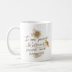 Caneca De Café estou pronto para atrair sucesso e felicidade