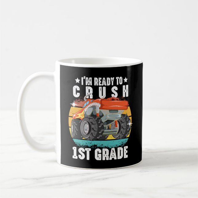 Caneca De Café Estou pronto para esmagar 1rua de volta à escola (Esquerda)