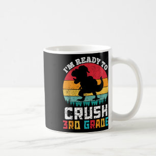 Caneca De Café Estou Pronto Para Esmagar 3º Terceira Série Dinoss