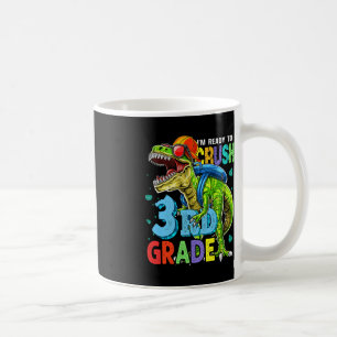 Caneca De Café Estou pronto para esmagar o dinossauro do 3º ano d