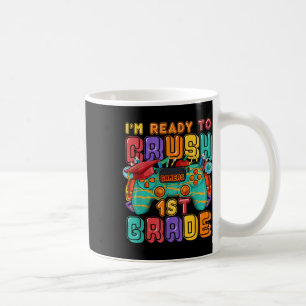 Caneca De Café Estou Pronto Para Esmagar Vídeo de Volta às Aulas