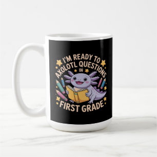 Caneca De Café Estou pronto para perguntas sobre Axolotl na prime