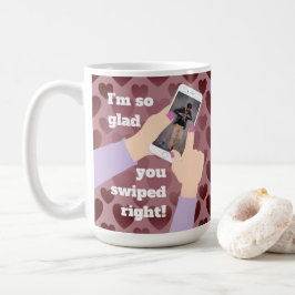 Caneca De Café Estou tão feliz que tenha nadado direito! Namorand
