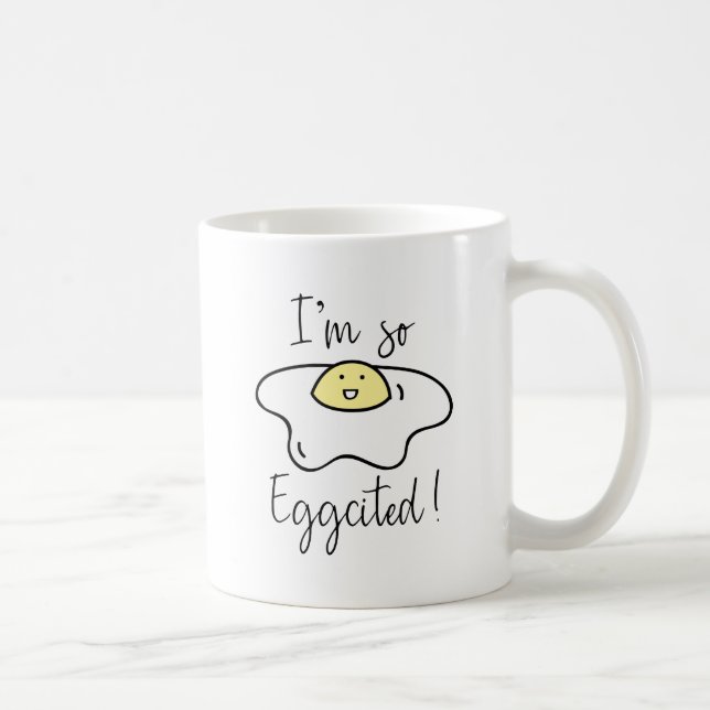 Caneca De Café Estou Tão Ovicitado (Direita)