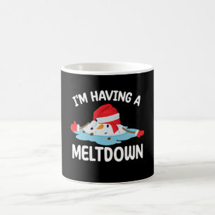 Caneca De Café Estou tendo um derretimento Natal Boneco de Neve N