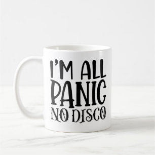 Caneca De Café Estou Todo Pânico Sem Discoteca