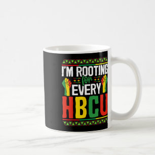 Caneca De Café Estou torcendo por cada Hbcu História Negra Mês St