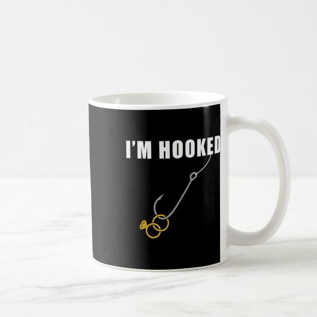 Caneca De Café Estou Viciado Anel de Noivado Proposta de Casament (Direita)