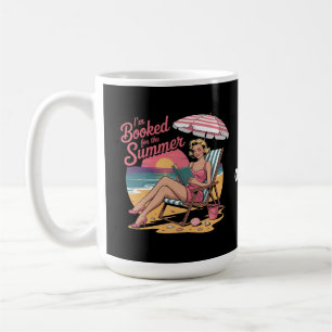 Caneca De Café Estou viciado para a garota engraçada do Livro de