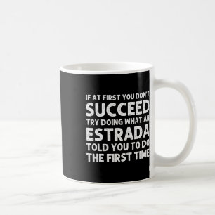 Caneca De Café Estrada Funny Surname Family Tree Birthday
