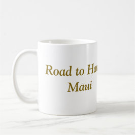 Caneca De Café Estrada para Hana Maui Waterfall Coffee Mug