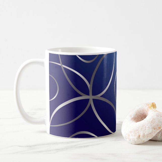 Caneca De Café Estradas prateadas (Com Donut)