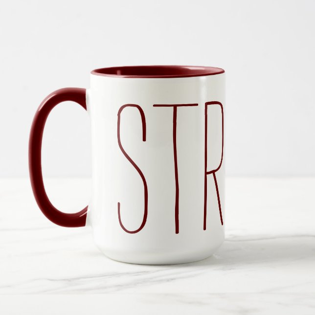 Caneca de café "ESTRanha" (Esquerda)