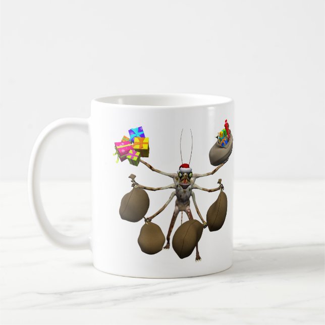 Caneca De Café Estranho Nato Náufrago Com Mãos De Cheio (Esquerda)