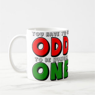 Caneca De Café Estranho Ser o Número Um
