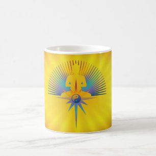 Caneca De Café Estrela 3D de Buddha