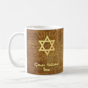 Caneca De Café Estrela das Bênçãos de David Yom Kippur
