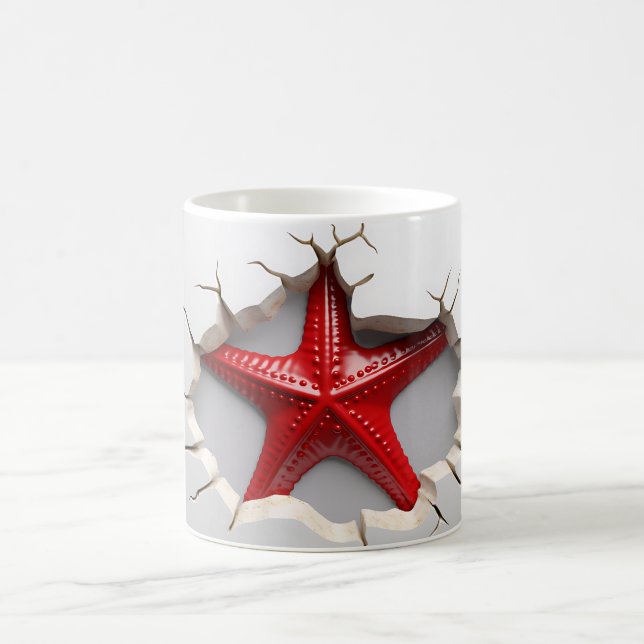 Caneca De Café Estrela do Mar 3D Natal (Centro)