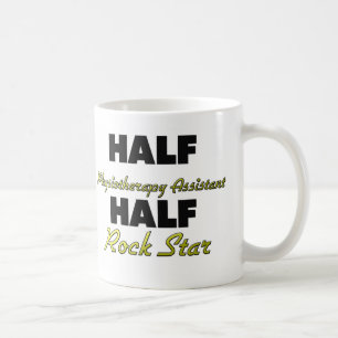 Caneca De Café Estrela do rock assistente da meia fisioterapia