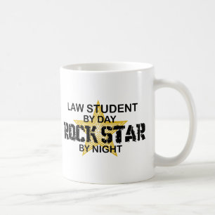 Caneca De Café Estrela do rock da estudante de Direito