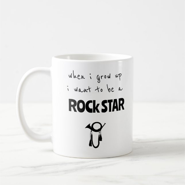 Caneca de Café Estrela do Rock Quando Eu Crescer (Esquerda)